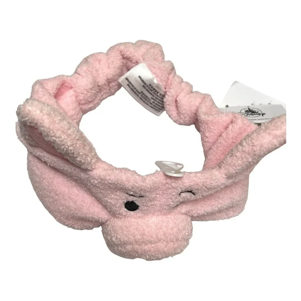 Disney Parks Pixar Toy Story Hamm Pink Fuzzy Ear Headband Spa Makeup Pig Novelty